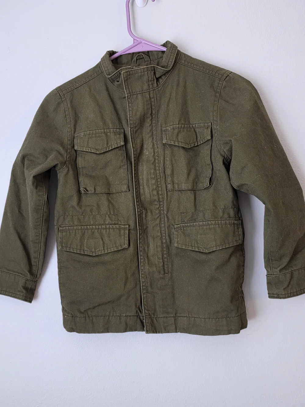 Old Navy Olive Green Utility Jacket for Kids